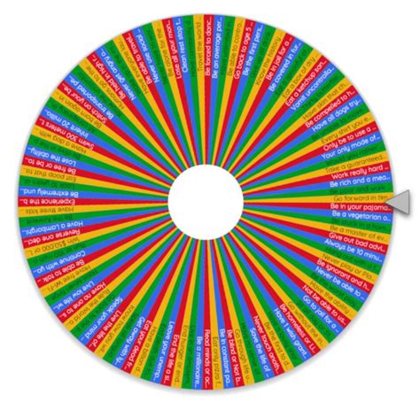 random wheel spinner fun.